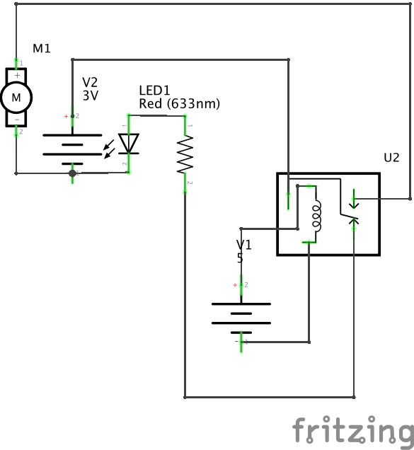 fritzing relay